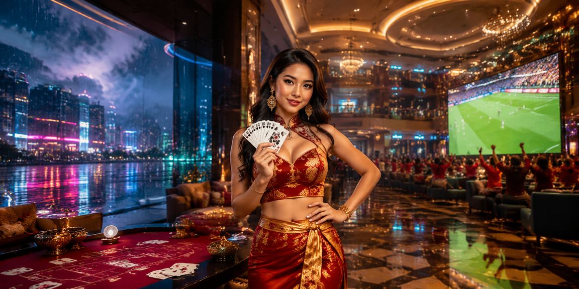 Permainan meja gaya Melayu di Genting Highlands dengan suasana malam kasino
